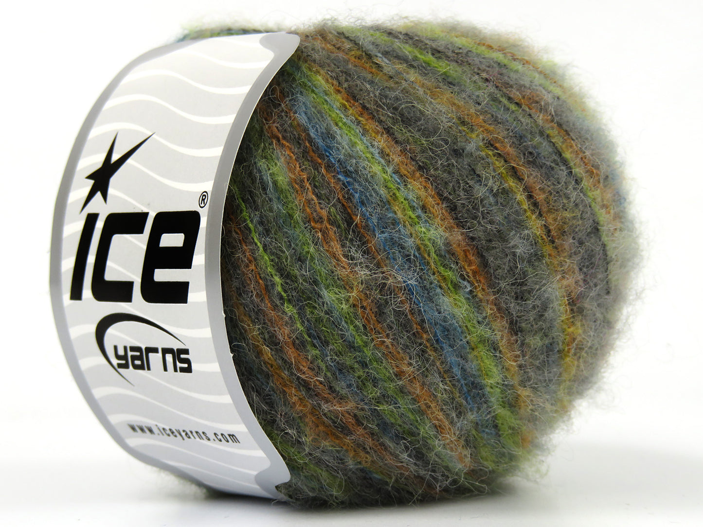 Lot of 8 Skeins Ice Yarns BABY ALPACA COLOR PLY (30% Baby Alpaca 31% Extrafine Merino Wool) Yarn Turquoise Green Gold Grey
