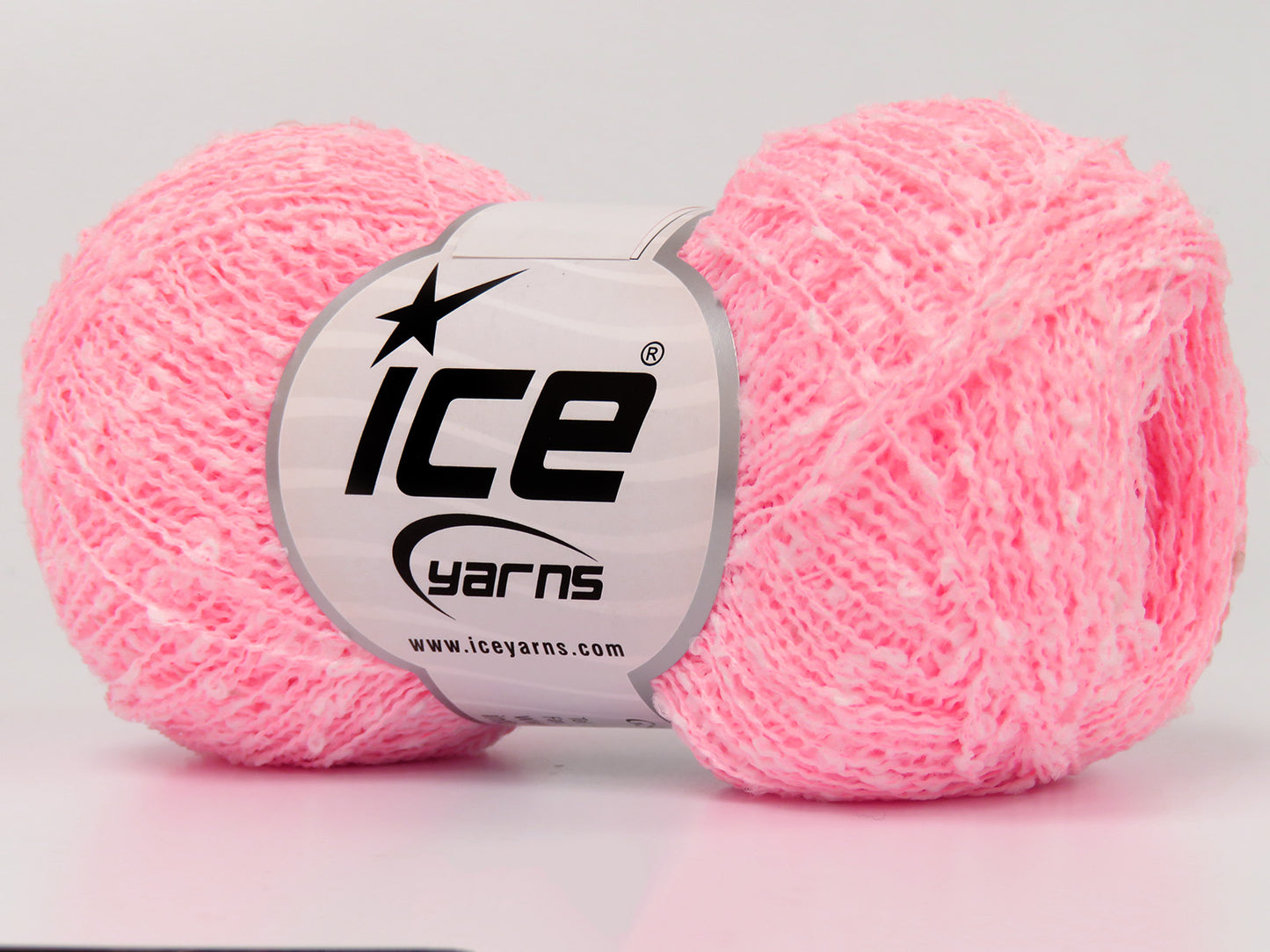 Lot of 8 Skeins Ice Yarns HANOVER Hand Knitting Yarn Neon Pink