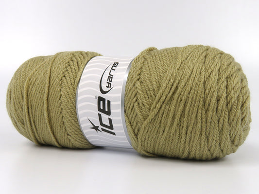 Lot of 2 x 150gr Skeins Ice Yarns SAVER 150 Hand Knitting Yarn Light Camel