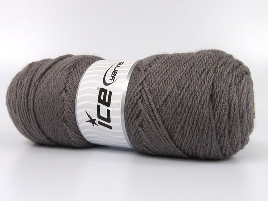 Lot of 2 x 150gr Skeins Ice Yarns SAVER 150 Hand Knitting Yarn Grey