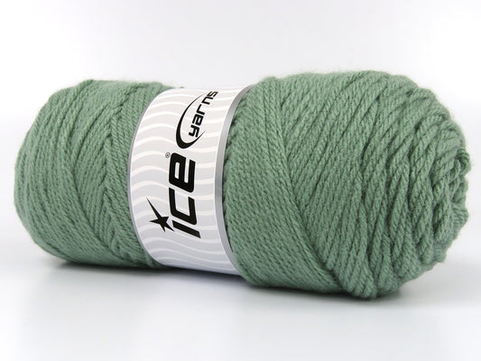 Lot of 2 x 150gr Skeins Ice Yarns SAVER 150 Hand Knitting Yarn Water Green