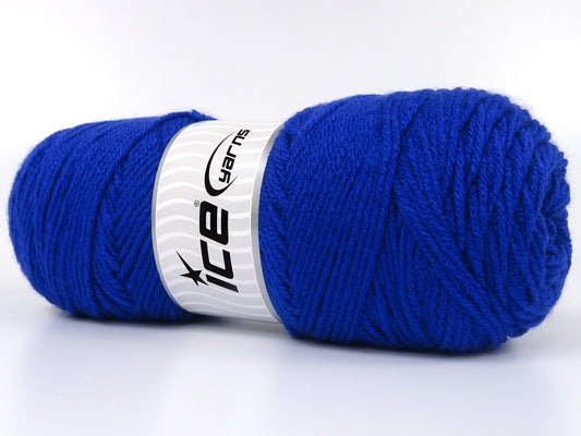 Lot of 2 x 150gr Skeins Ice Yarns SAVER 150 Hand Knitting Yarn Saxe Blue