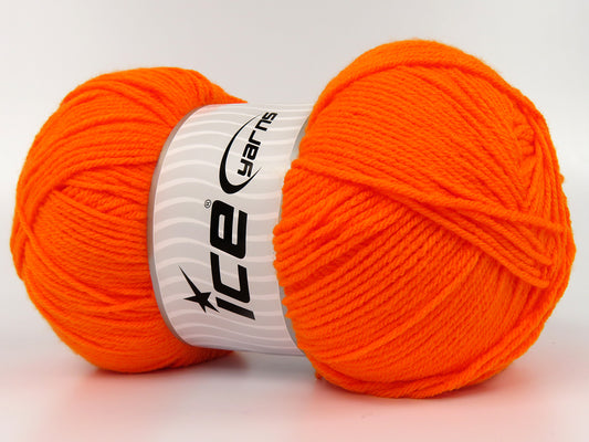 350 gr ICE YARNS TAMARIND Hand Knitting Yarn Orange