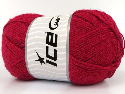 270 gr ICE YARNS DOWNEY Hand Knitting Yarn Dark Fuchsia