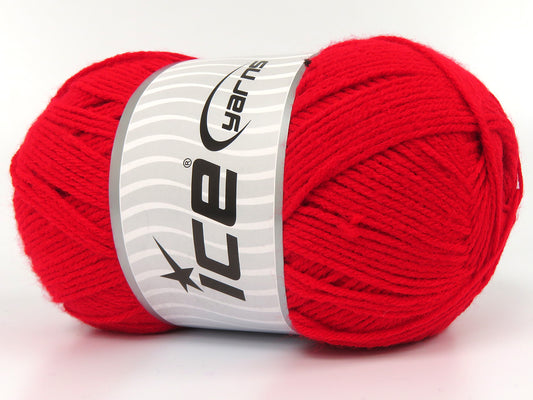 270 gr ICE YARNS KENNARD Hand Knitting Yarn Red