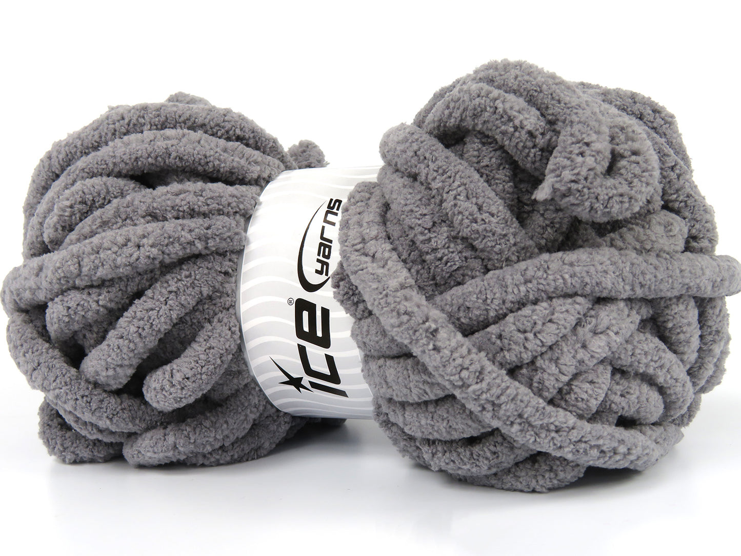 Lot of 4 x 150gr Skeins Ice Yarns LA PLAZA (100% MicroFiber) Yarn Grey