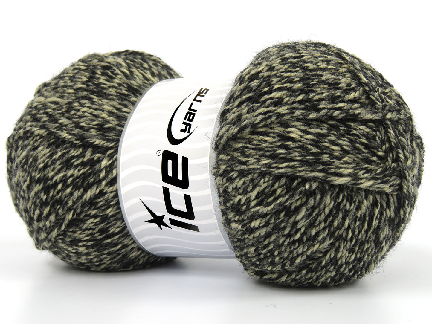 Lot of 5 x 120gr Skeins Ice Yarns MCCABE Hand Knitting Yarn Black Grey Beige