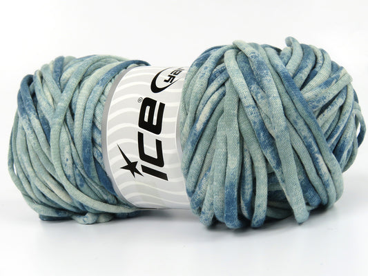Lot of 4 x 120gr Skeins Ice Yarns TALLEY (50% Cotton) Yarn Turquoise Shades