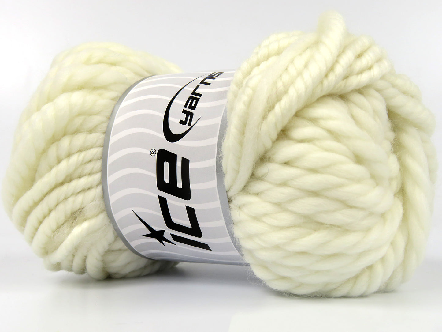 Lot of 3 x 95gr Skeins Ice Yarns WEKIVA Hand Knitting Yarn White