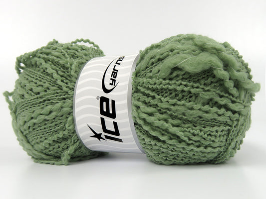 Lot of 4 x 90gr Skeins Ice Yarns YEMASSEE Hand Knitting Yarn Water Green