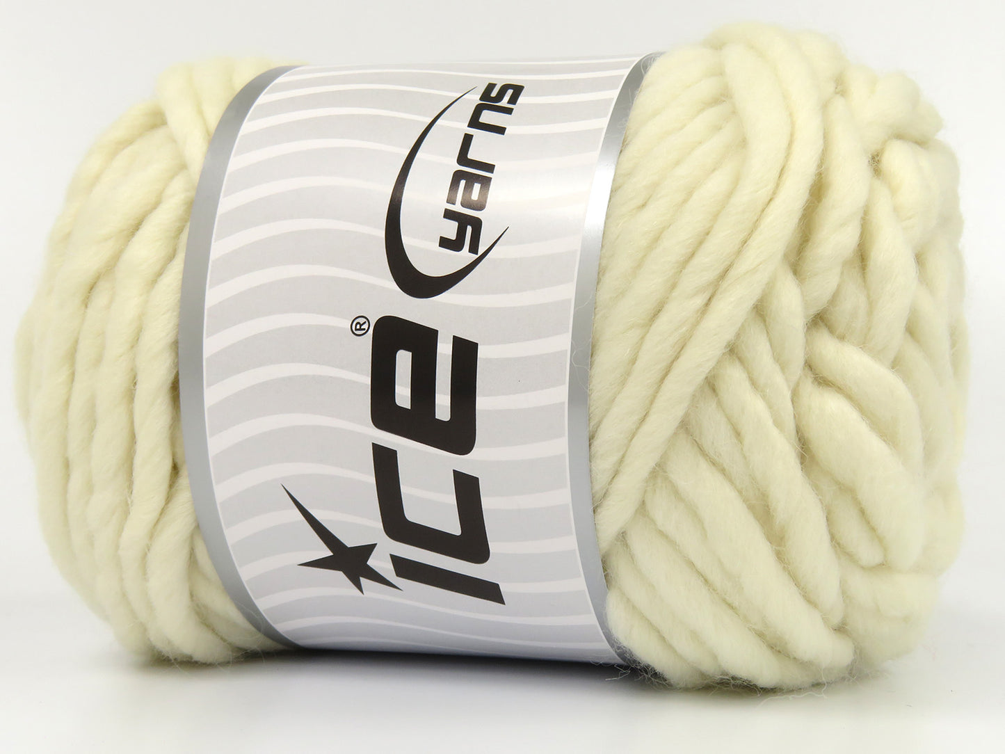 Lot of 2 x 190gr Skeins Ice Yarns HORTENSIA (100% Wool) Yarn Cream