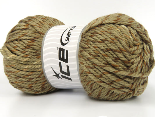 420 gr ICE YARNS SOUTHERN STAR Hand Knitting Yarn Brown Shades