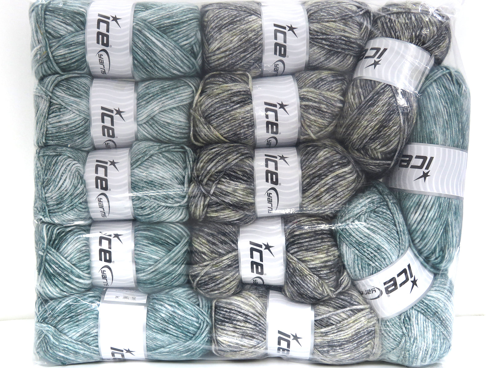 Mixed Lot Multicolor Mega Star Yarns