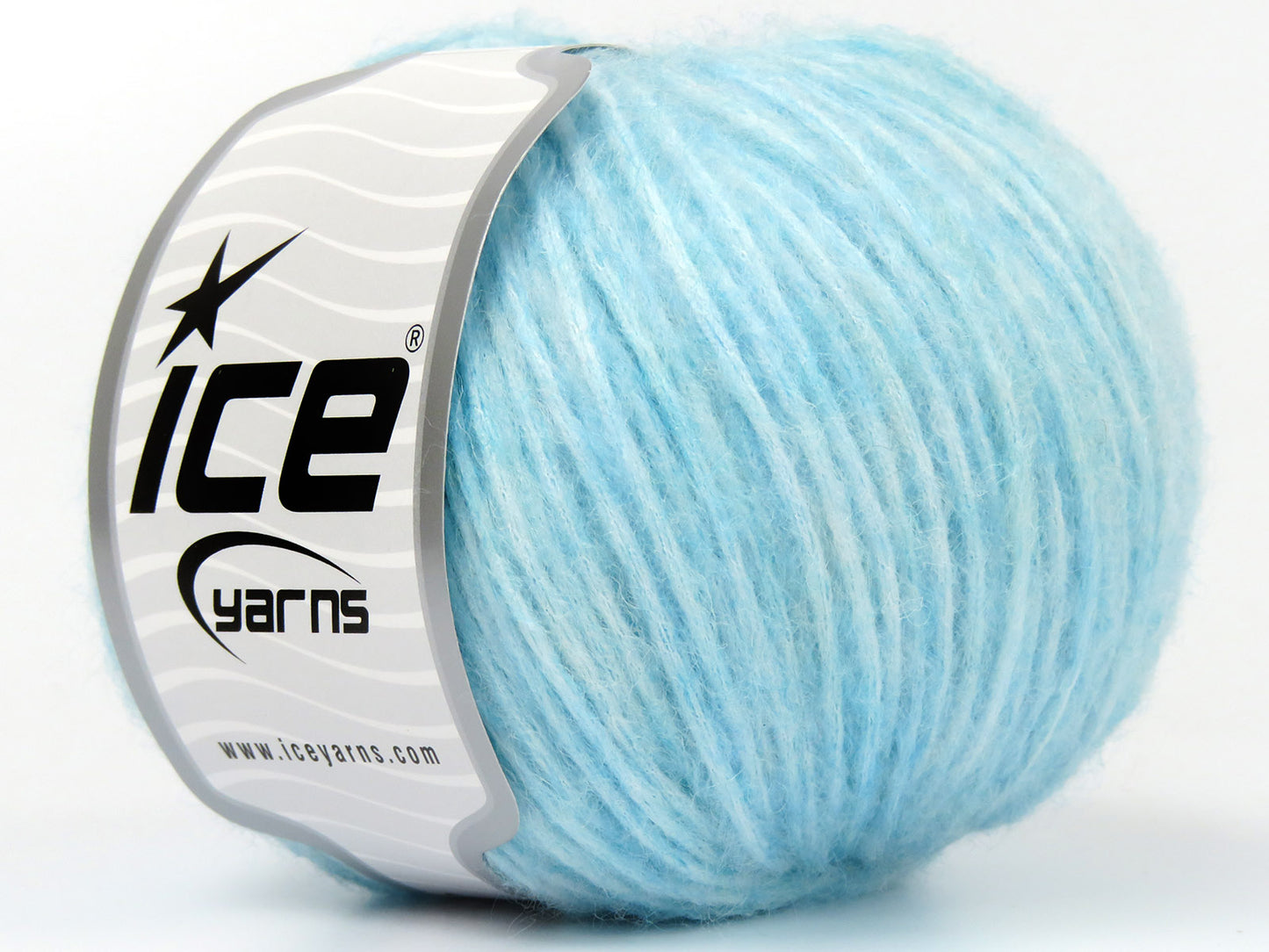 Lot of 8 Skeins Ice Yarns ROCK N WOOL (15% Wool) Hand Knitting Yarn Turquoise