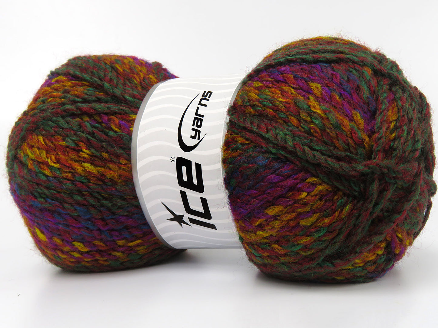 Lot of 4 x 100gr Skeins Ice Yarns ESTRELLA Yarn Purple Copper Gold Green Teal
