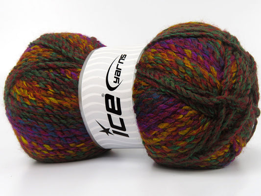 Lot of 4 x 100gr Skeins Ice Yarns ESTRELLA Yarn Purple Copper Gold Green Teal