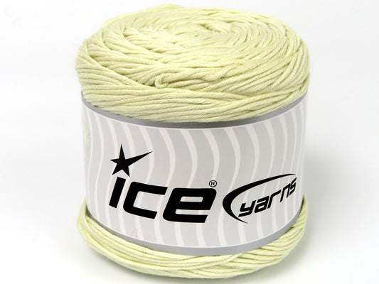 Lot of 4 x 100gr Skeins Ice Yarns BABY SILKY (52% Cotton 48% Bamboo) Yarn Cream