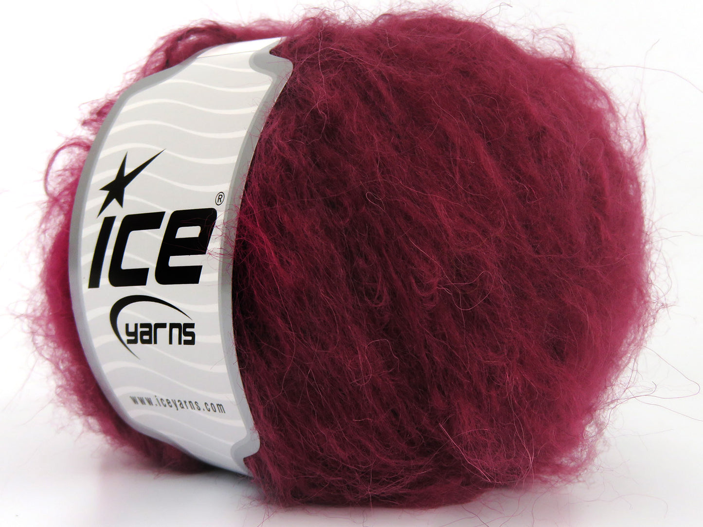 Lot of 8 Skeins Ice Yarns PUNTA ROSSA Hand Knitting Yarn Burgundy