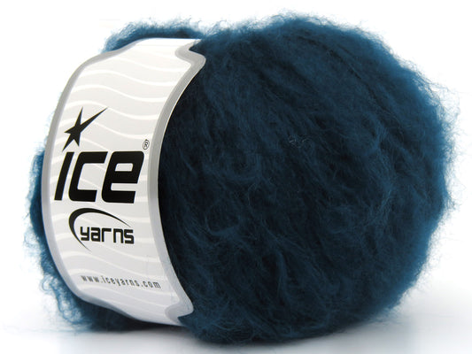 Lot of 8 Skeins Ice Yarns ROLESON Hand Knitting Yarn Oil Blue