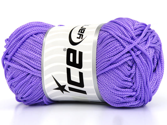Lot of 4 x 100gr Skeins Ice Yarns MACRAME CORD Hand Knitting Yarn Lilac