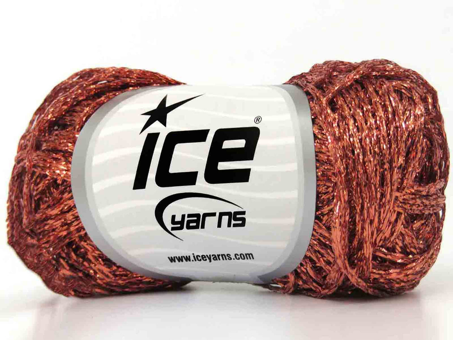 Lot of 10 Skeins Ice Yarns BRILLANTE Hand Knitting Yarn Light Copper
