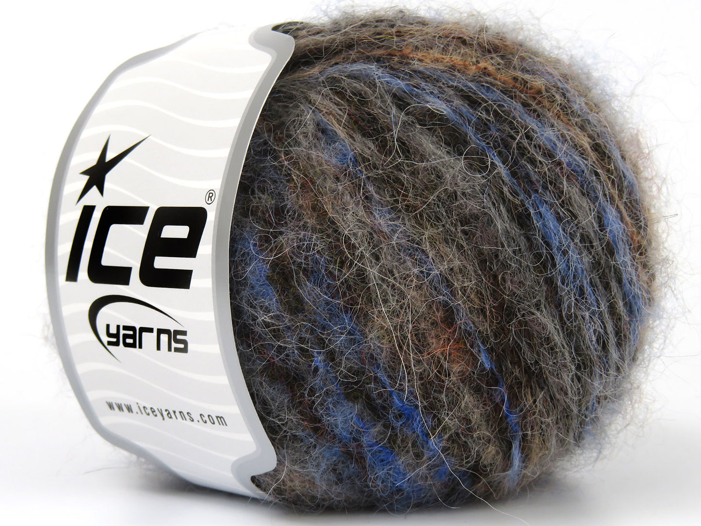 Lot of 8 Skeins Ice Yarns CHEPEN (28% Alpaca 20% Kid Mohair) Yarn Black Grey Gold Blue
