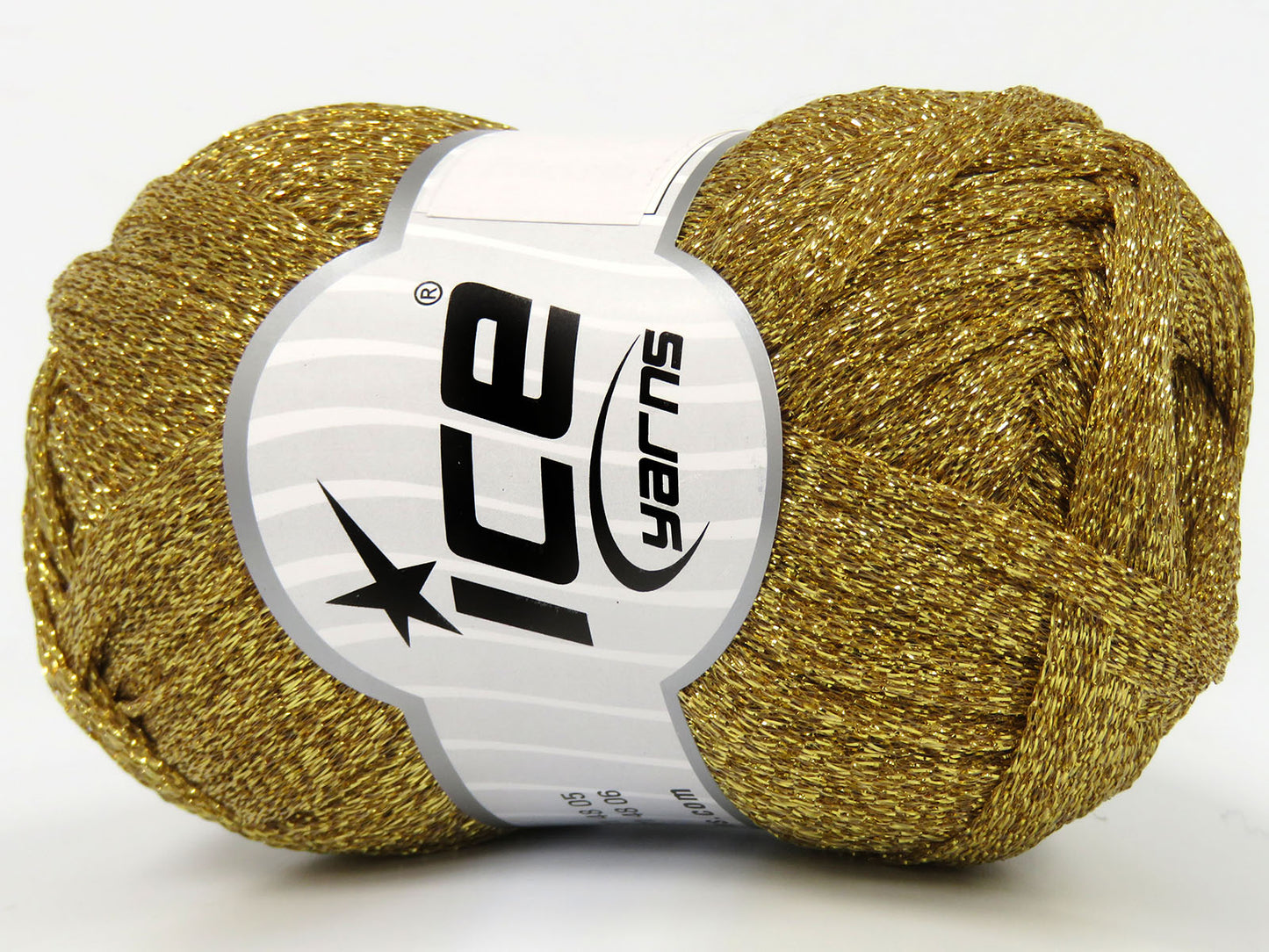 Lot of 4 Skeins Ice Yarns HALLEY Hand Knitting Yarn Gold