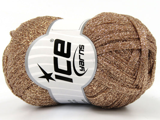 Lot of 4 Skeins Ice Yarns HALLEY Hand Knitting Yarn Camel