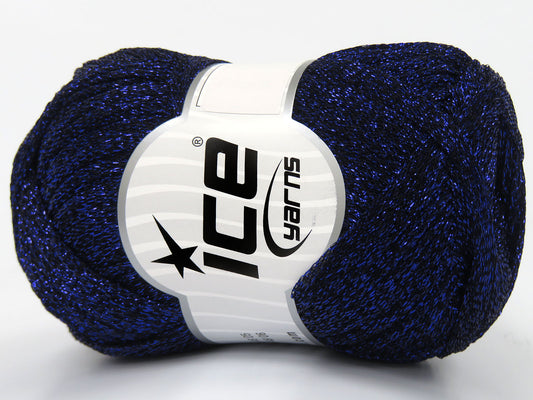 Lot of 4 Skeins Ice Yarns HALLEY Hand Knitting Yarn Night Blue