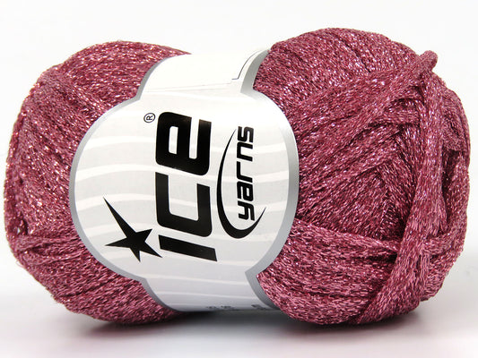 Lot of 4 Skeins Ice Yarns HALLEY Hand Knitting Yarn Pink