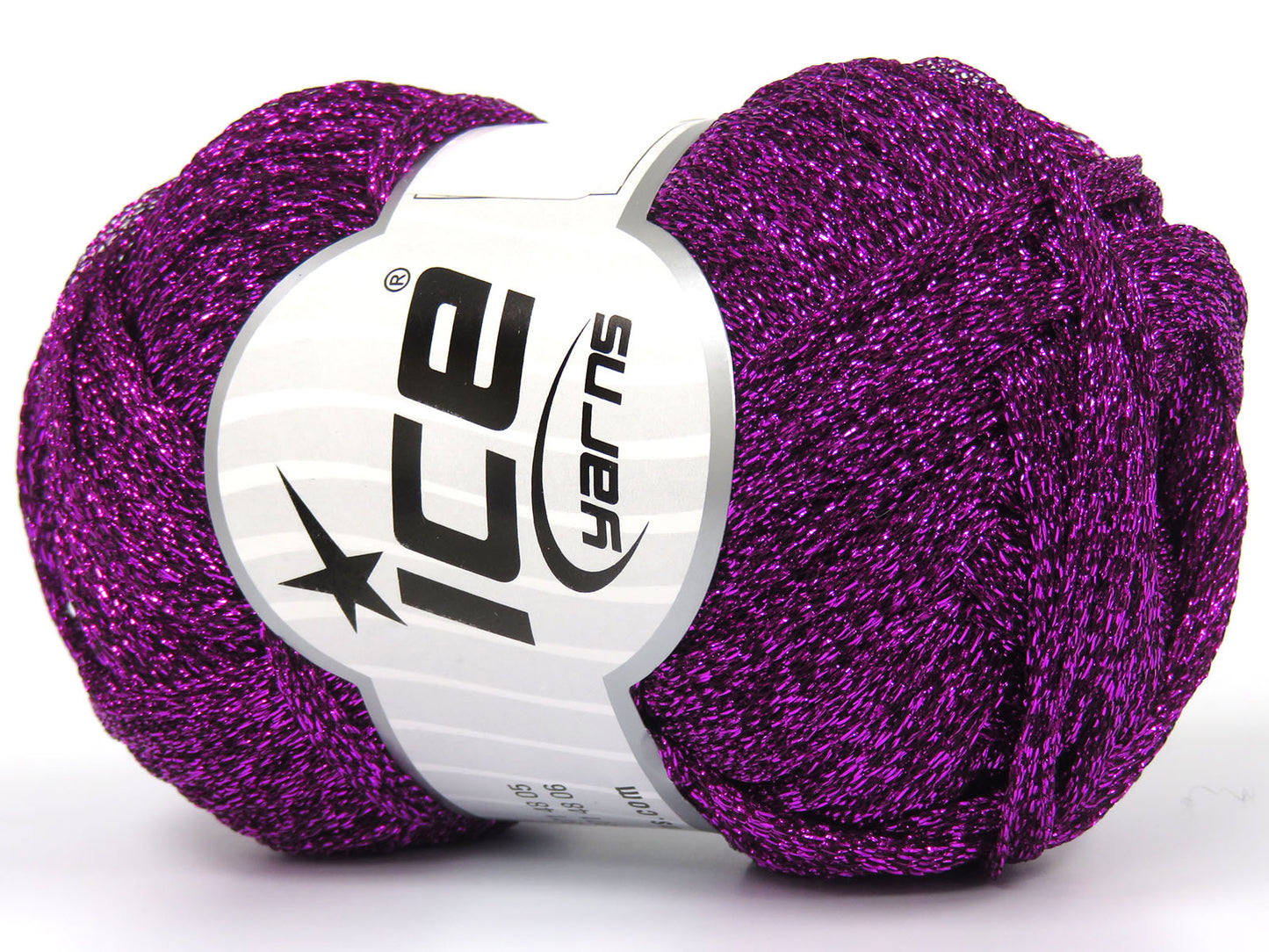 Lot of 4 Skeins Ice Yarns HALLEY Hand Knitting Yarn Fuchsia