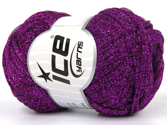 Lot of 4 Skeins Ice Yarns HALLEY Hand Knitting Yarn Fuchsia