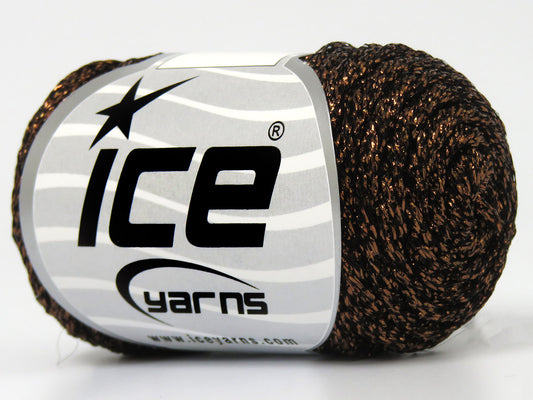 Lot of 10 Skeins Ice Yarns BRILLANTE Hand Knitting Yarn Copper