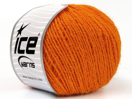 Lot of 4 x 100gr Skeins Ice Yarns HEMP FINE (100% Hemp Yarn) Yarn Orange