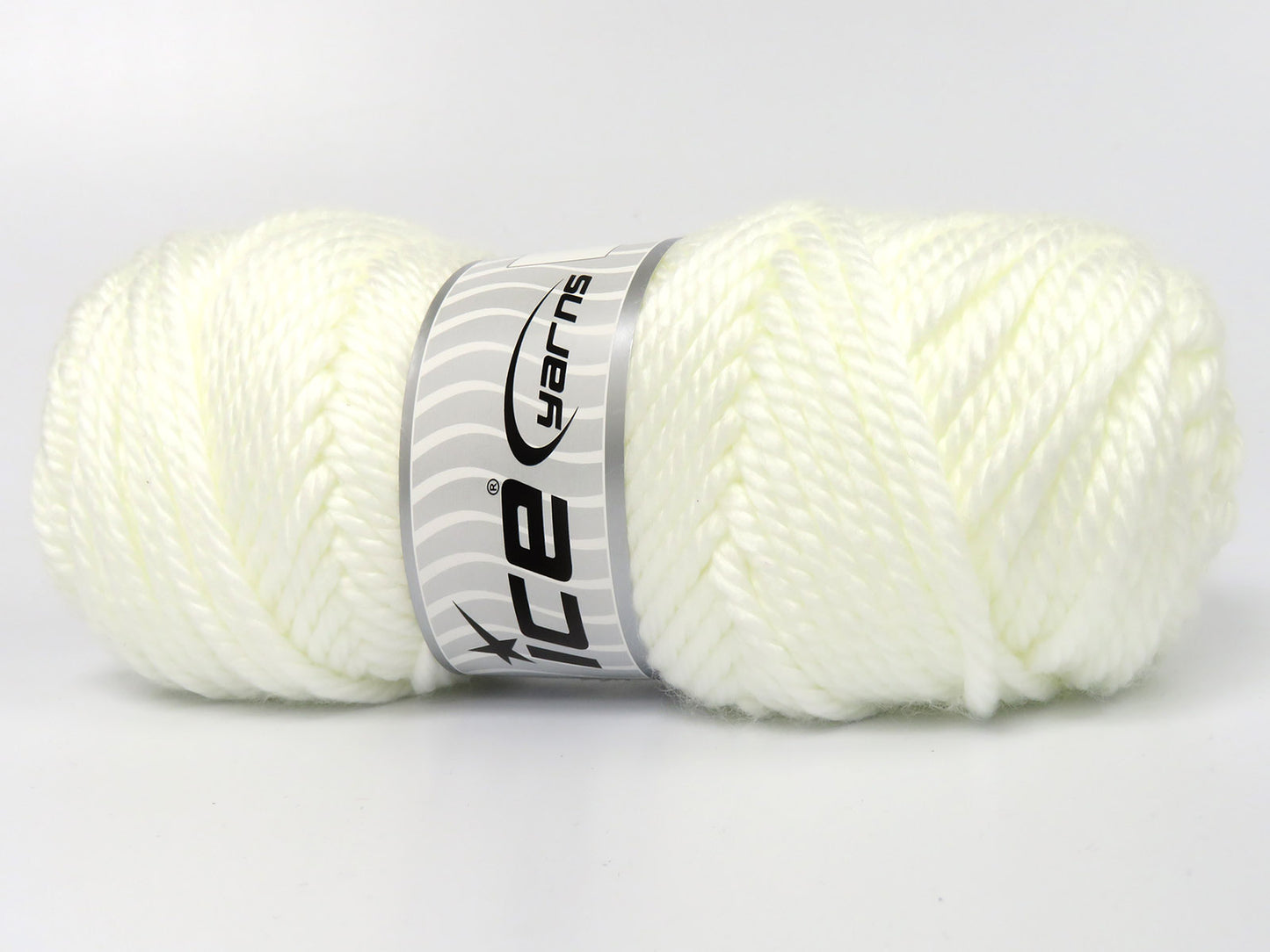 Lot of 3 x 140gr Skeins Ice Yarns PRISCILLA Hand Knitting Yarn White