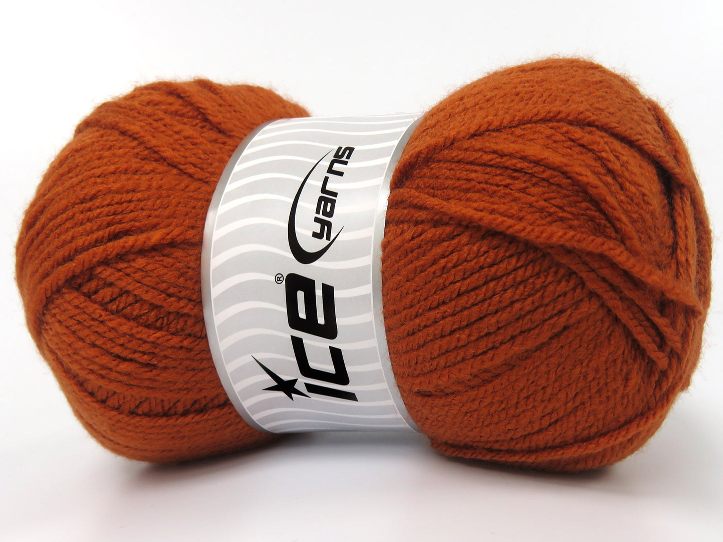 Lot of 4 x 100gr Skeins Ice Yarns Worsted FAVORITE Yarn Dark Orange