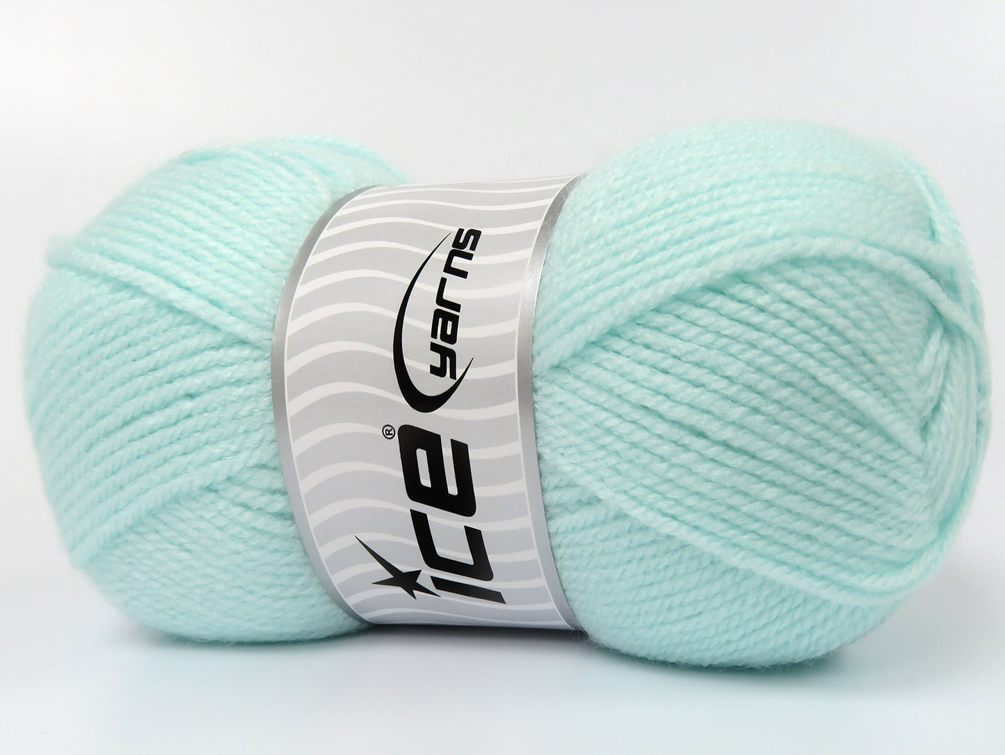 Lot of 4 x 100gr Skeins Ice Yarns Worsted FAVORITE Yarn Mint Green