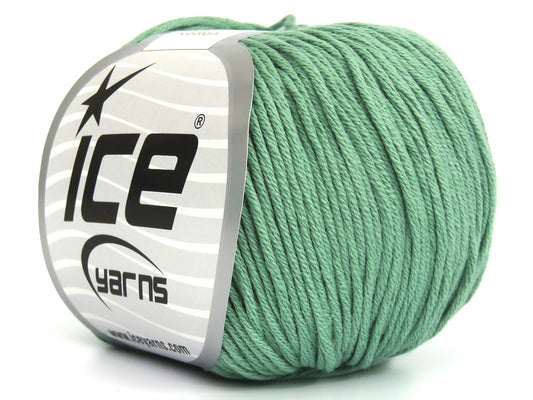 Lot of 4 Skeins Ice Yarns AMIGURUMI COTTON (60% Cotton) Yarn Light Green