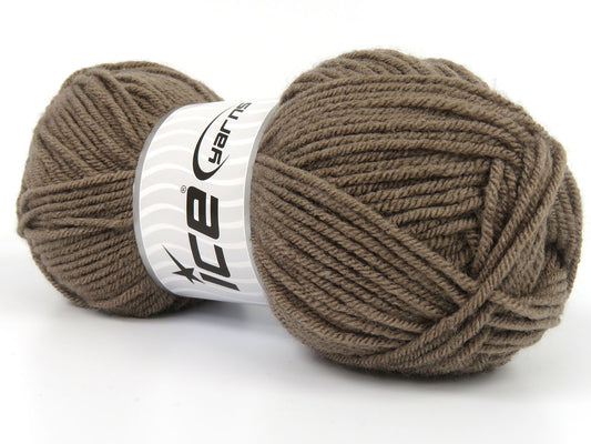 Lot of 3 x 115gr Skeins Ice Yarns JOLENE Hand Knitting Yarn Camel