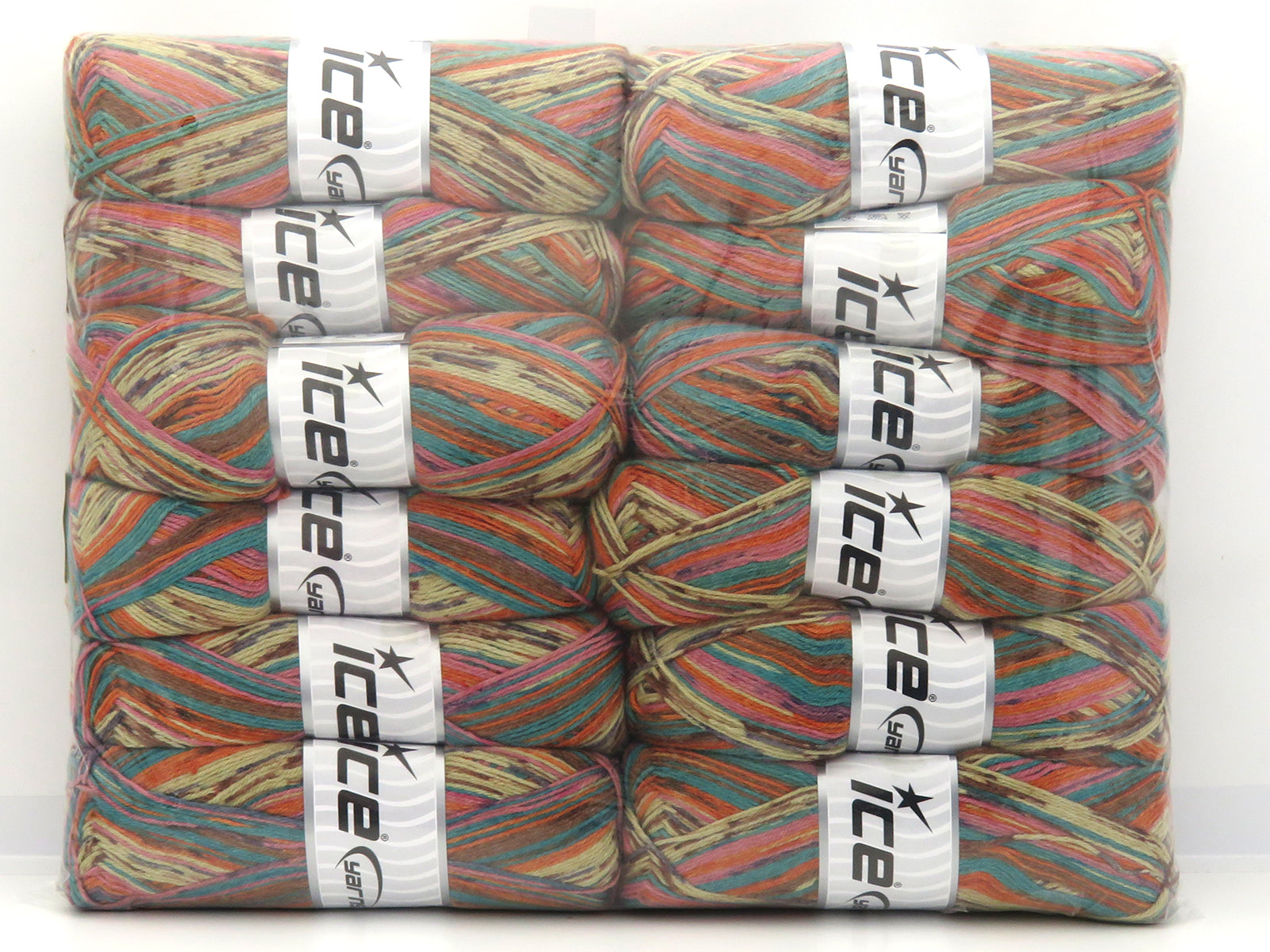 Mixed Lot Multicolor Multicolor Sock Yarns