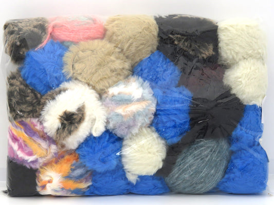 Mixed Lot Multicolor Soft Leftover Yarns fnt2-83903