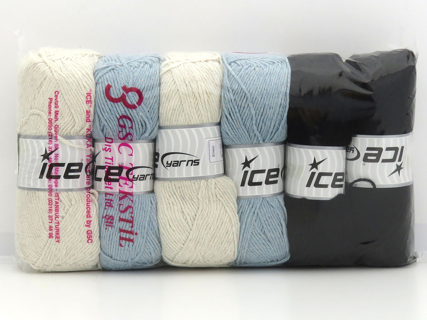 Mixed Lot Multicolor Ellison Yarns fnt2-85592