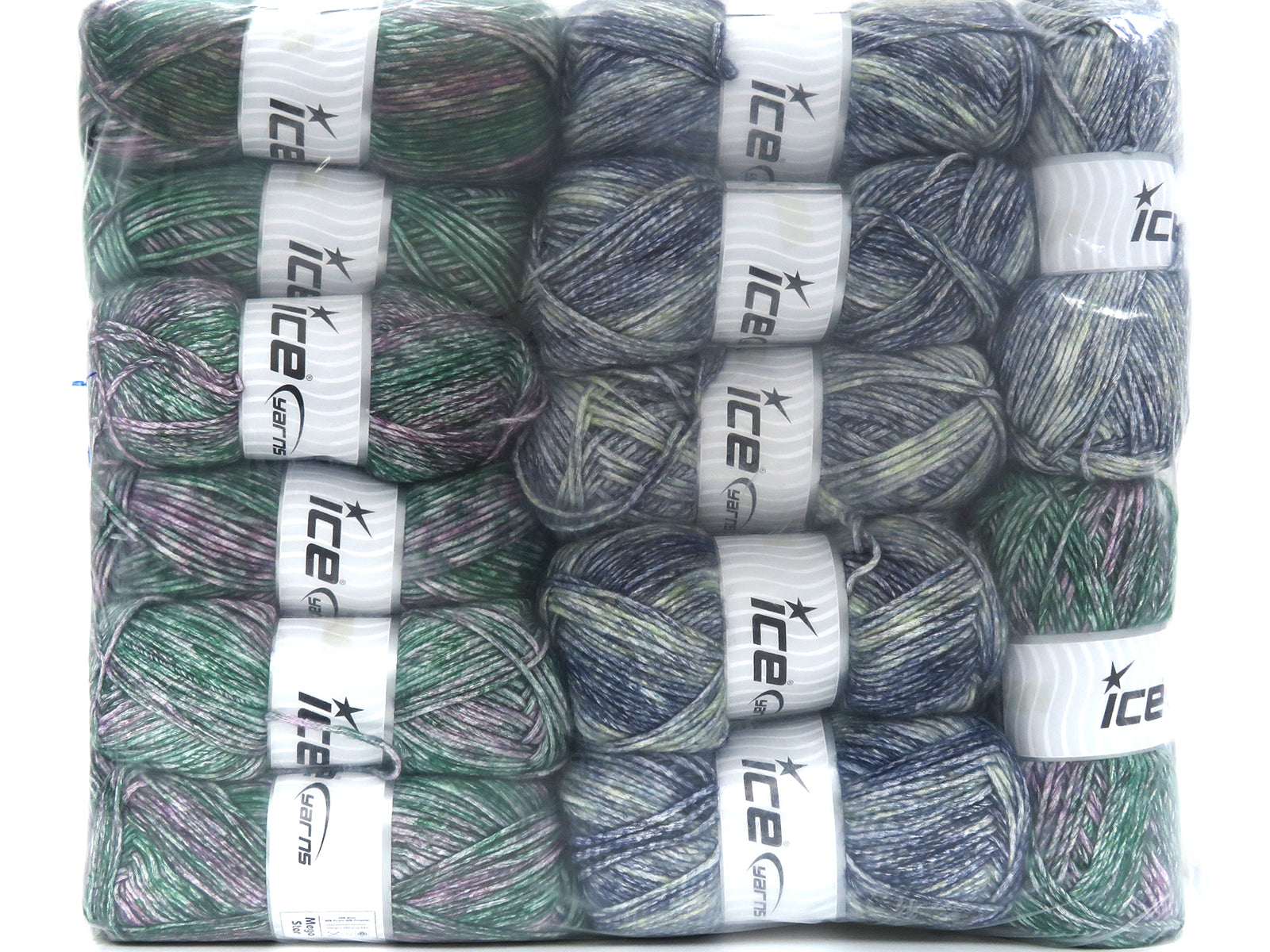 Mixed Lot Multicolor Mega Star Yarns fnt2-79730