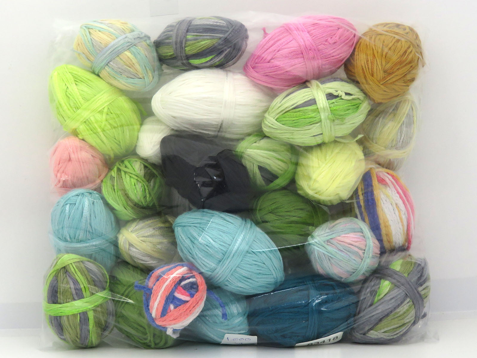 Mixed Lot Multicolor Leftover Summer Yarns fnt2-83418