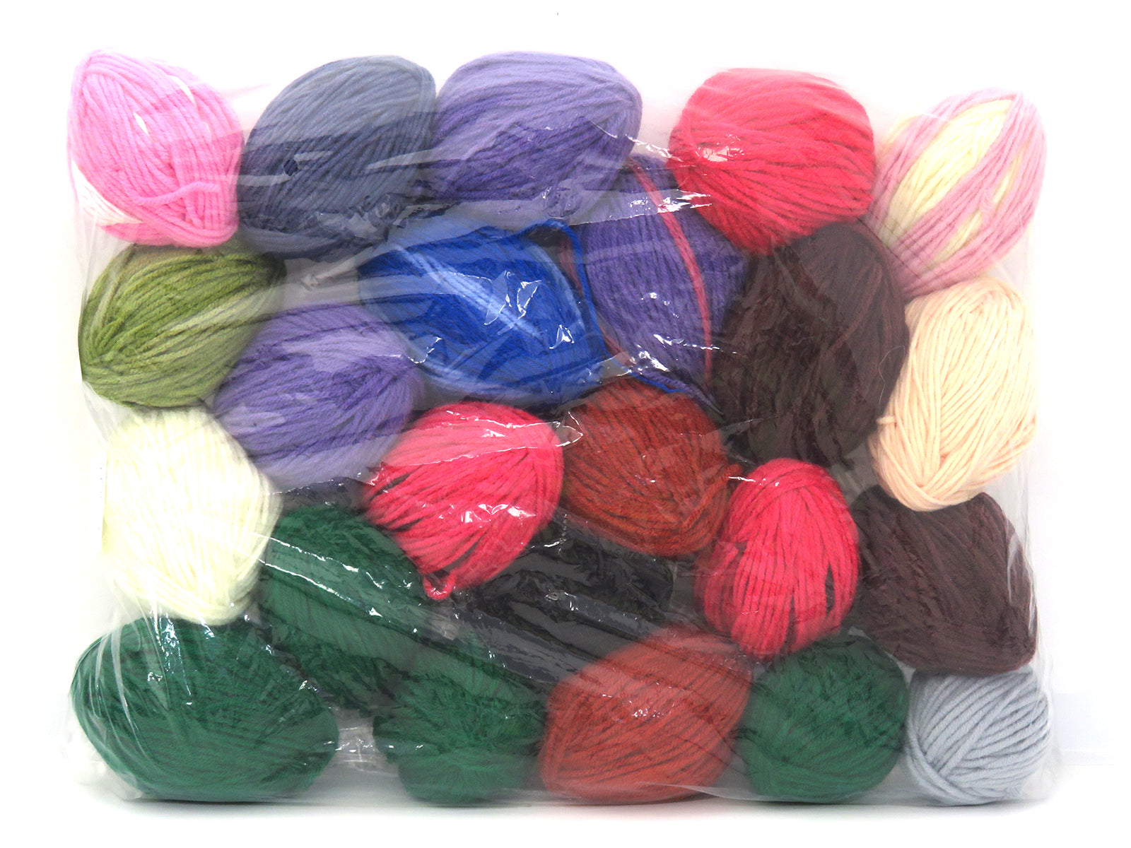 Mixed Lot Multicolor Plain Leftover Yarns fnt2-83687