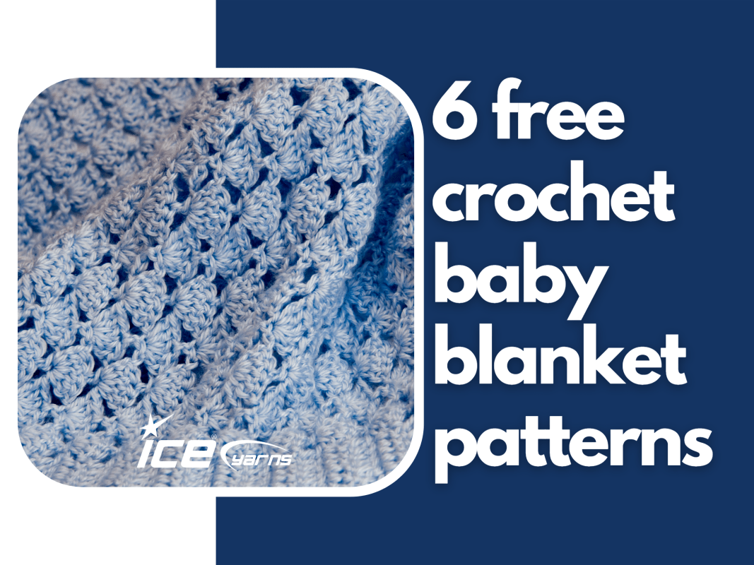 6 Free Crochet Baby Blanket Patterns