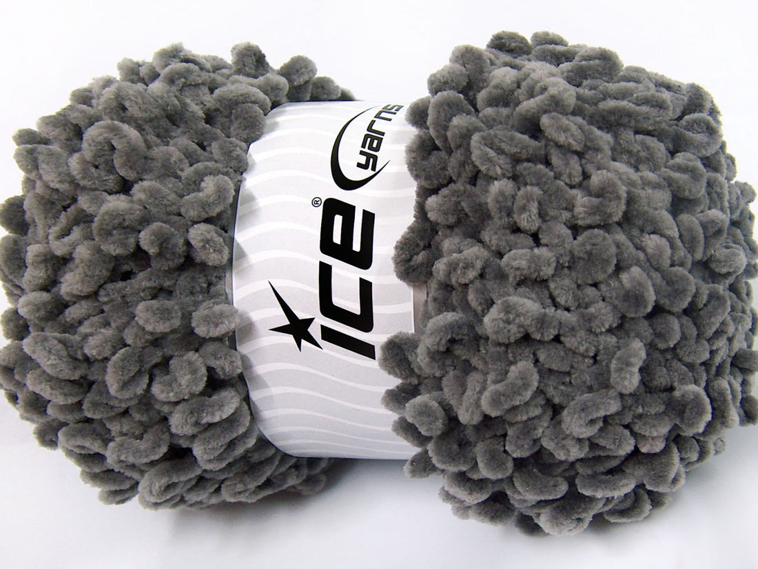 Chenille boucleron: soft superbulky microfiber yarn