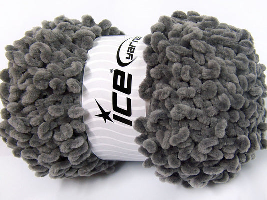 Chenille boucleron: soft superbulky microfiber yarn