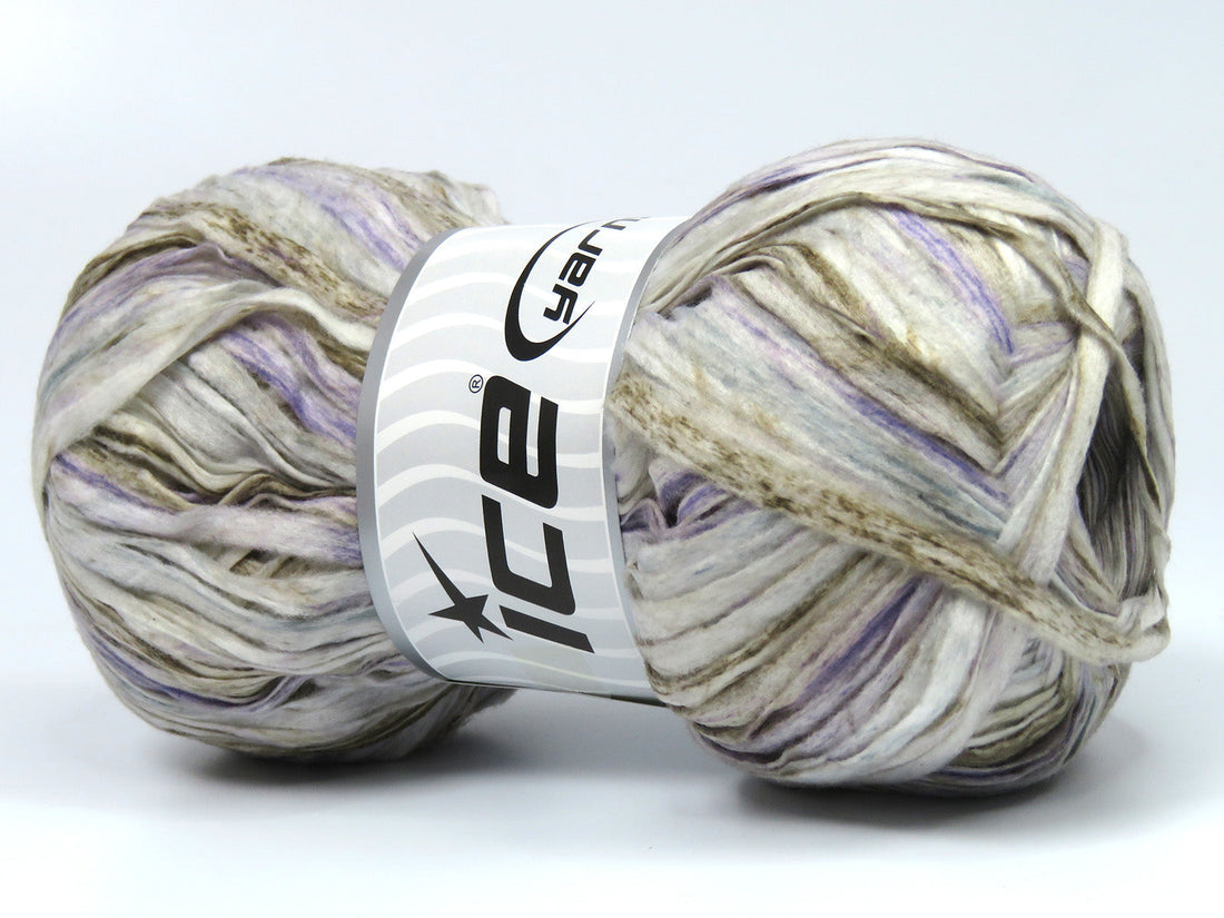 Raffia color yarn: airy polyester for summer bags and more