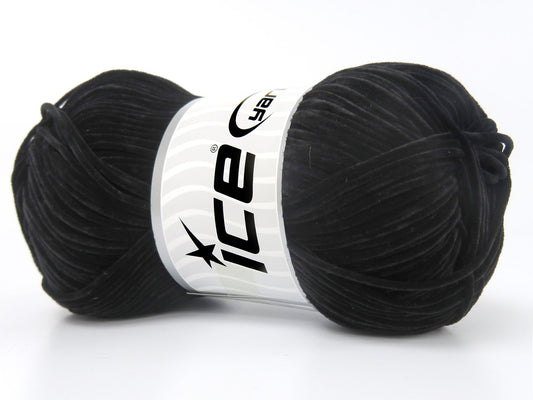 Soft microfiber chenille yarn for cosy knit projects